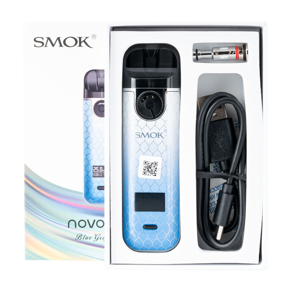 SmokTech NOVO 4 Kit, smok, novo 4 empty replacement pods, lp1 coils